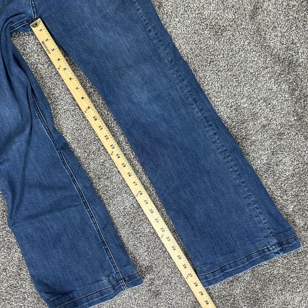 Anthropologie Pilcro Trouser Bootcut Jeans Womens 31 Medium Blue Wash Denim - Picture 11 of 13